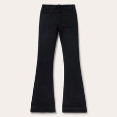 Stetson 921 High Rise Flare Jeans Black