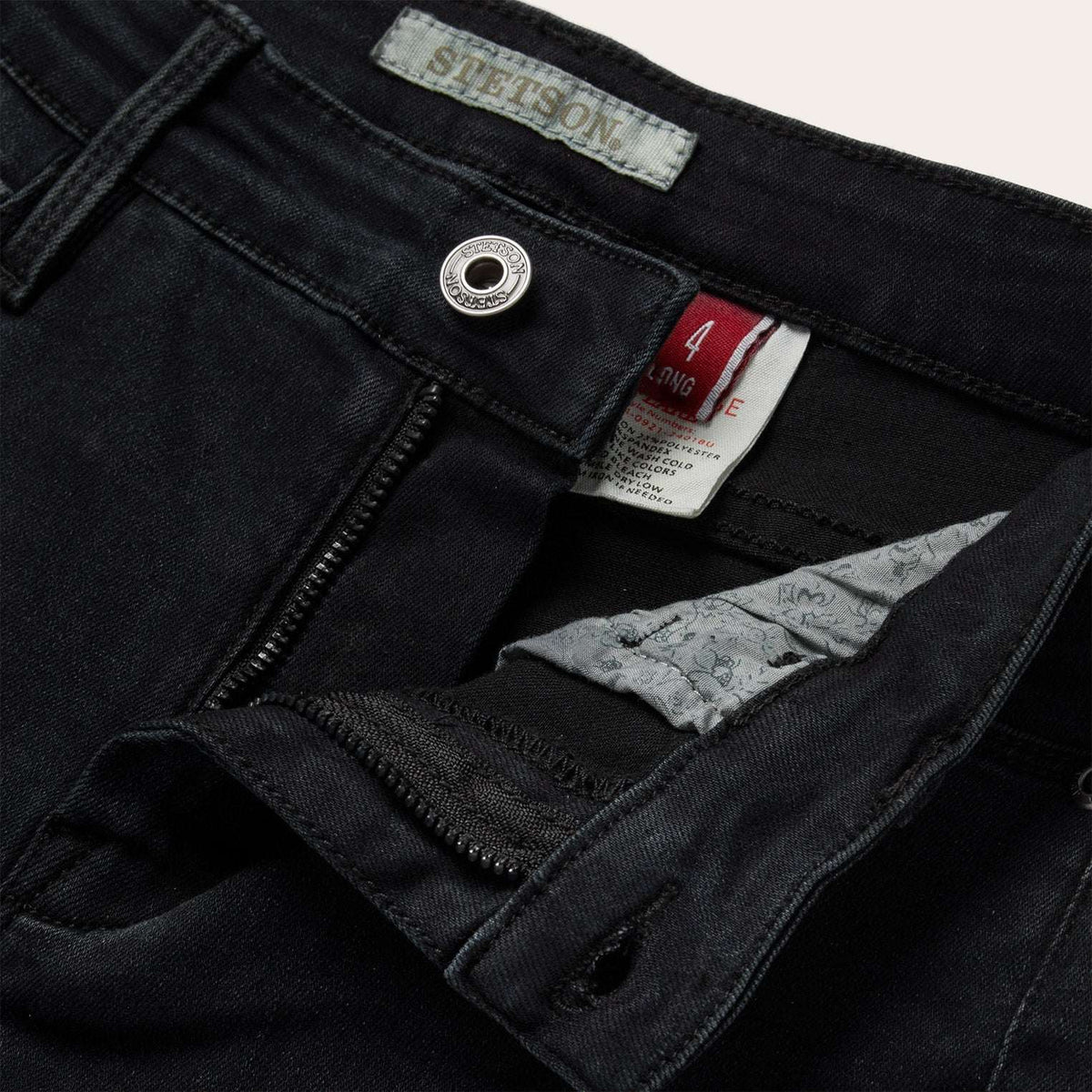 Stetson 921 High-Rise Flare Jeans Black - Black