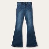 Stetson 921 High-Rise Flare Jeans Dark Blue - Stetson - Flyclothing LLC