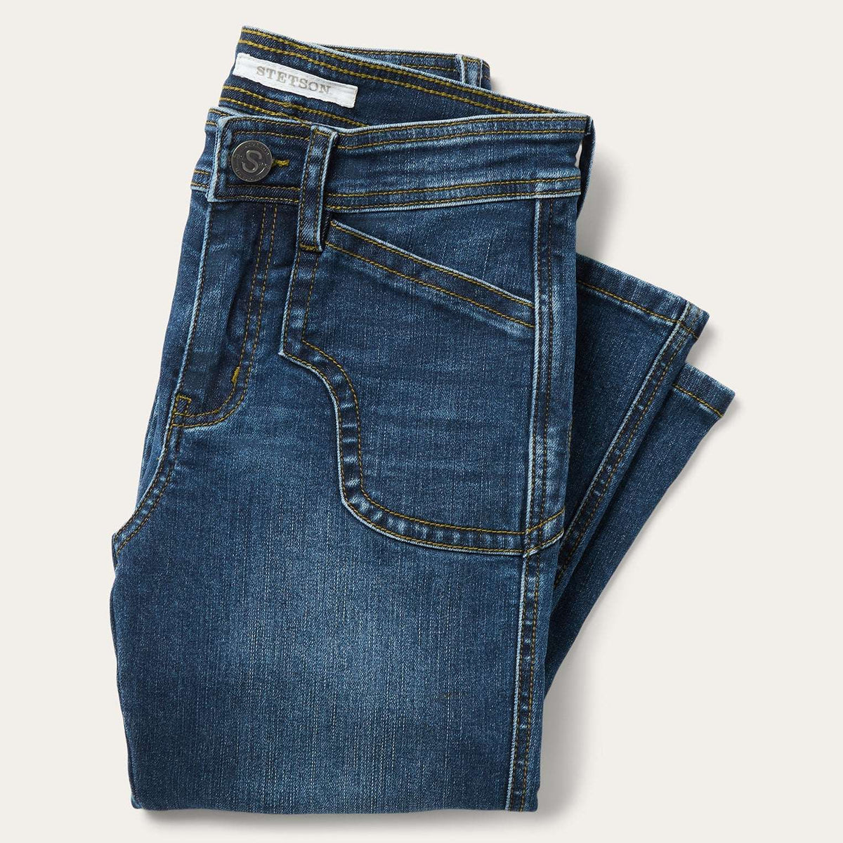 Stetson 921 High-Rise Flare Jeans Dark Blue - Stetson - Flyclothing LLC