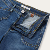 Stetson 921 High-Rise Flare Jeans Dark Blue - Stetson - Flyclothing LLC