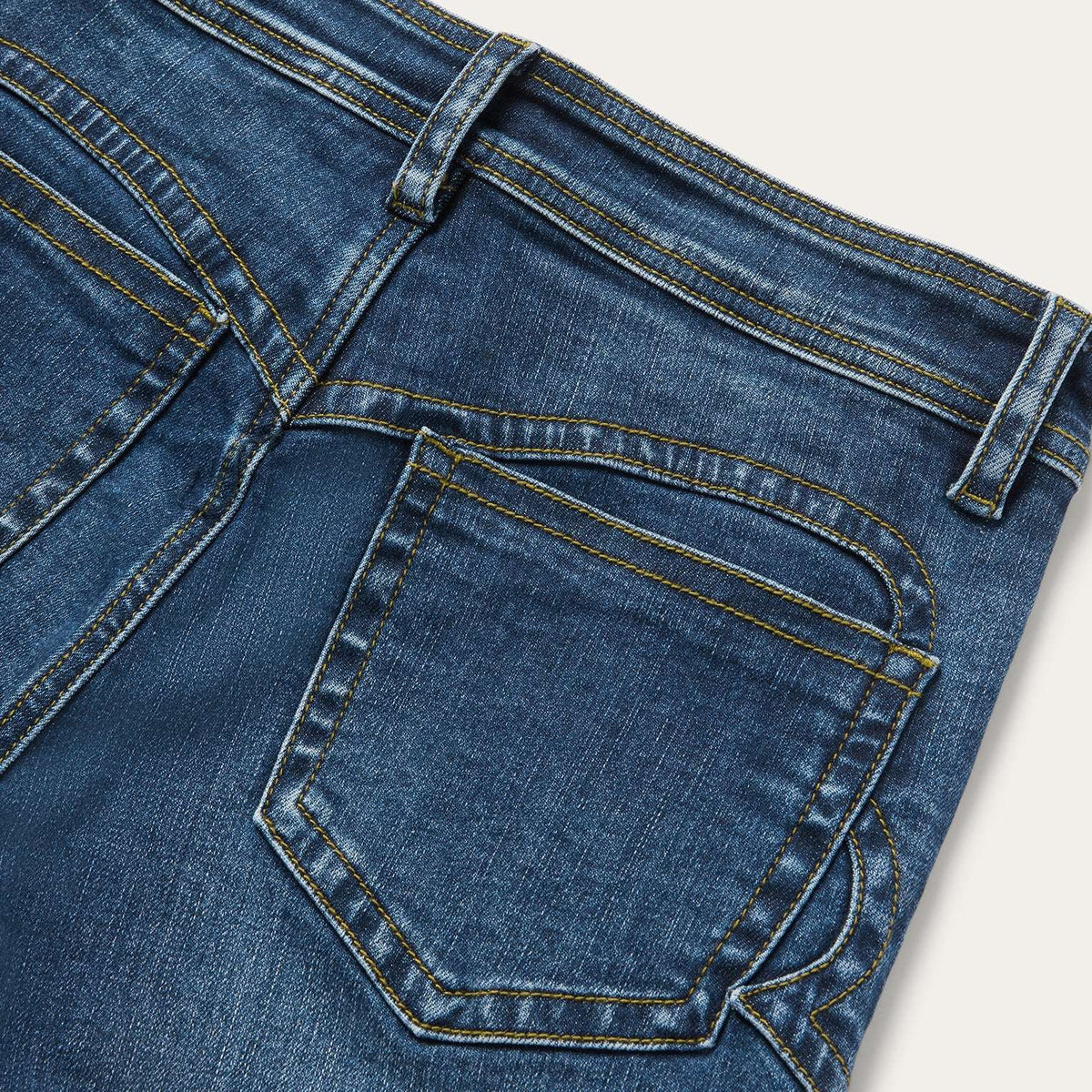 Stetson 921 High-Rise Flare Jeans Dark Blue - Stetson - Flyclothing LLC