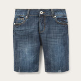Stetson Dark Wash Denim Shorts - Stetson