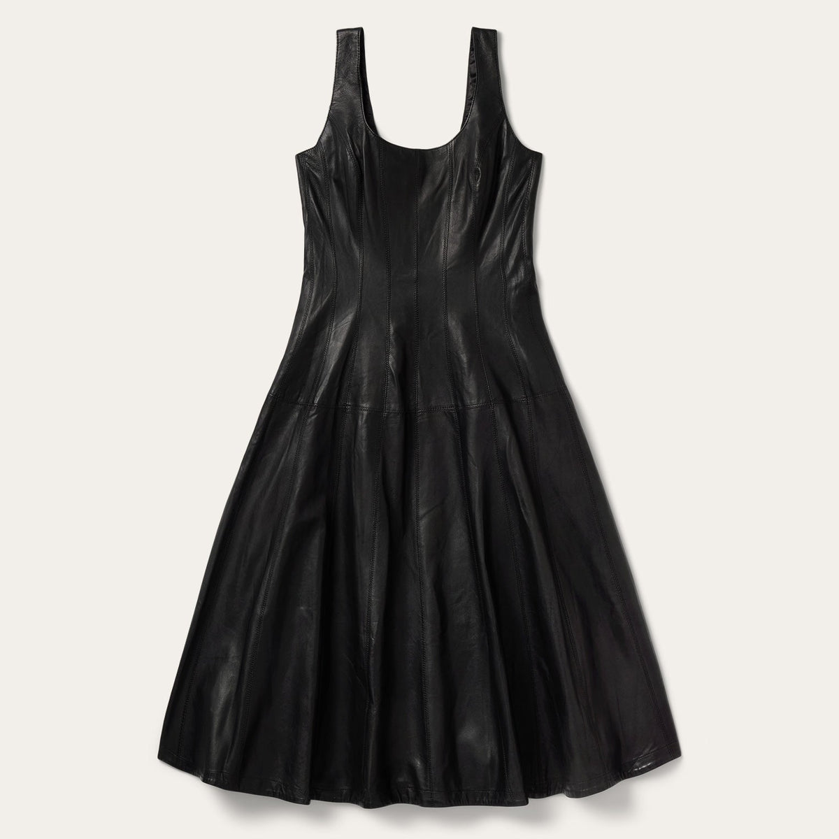 Stetson Black Leather Tank Dress - Stetson - Flyclothing LLC