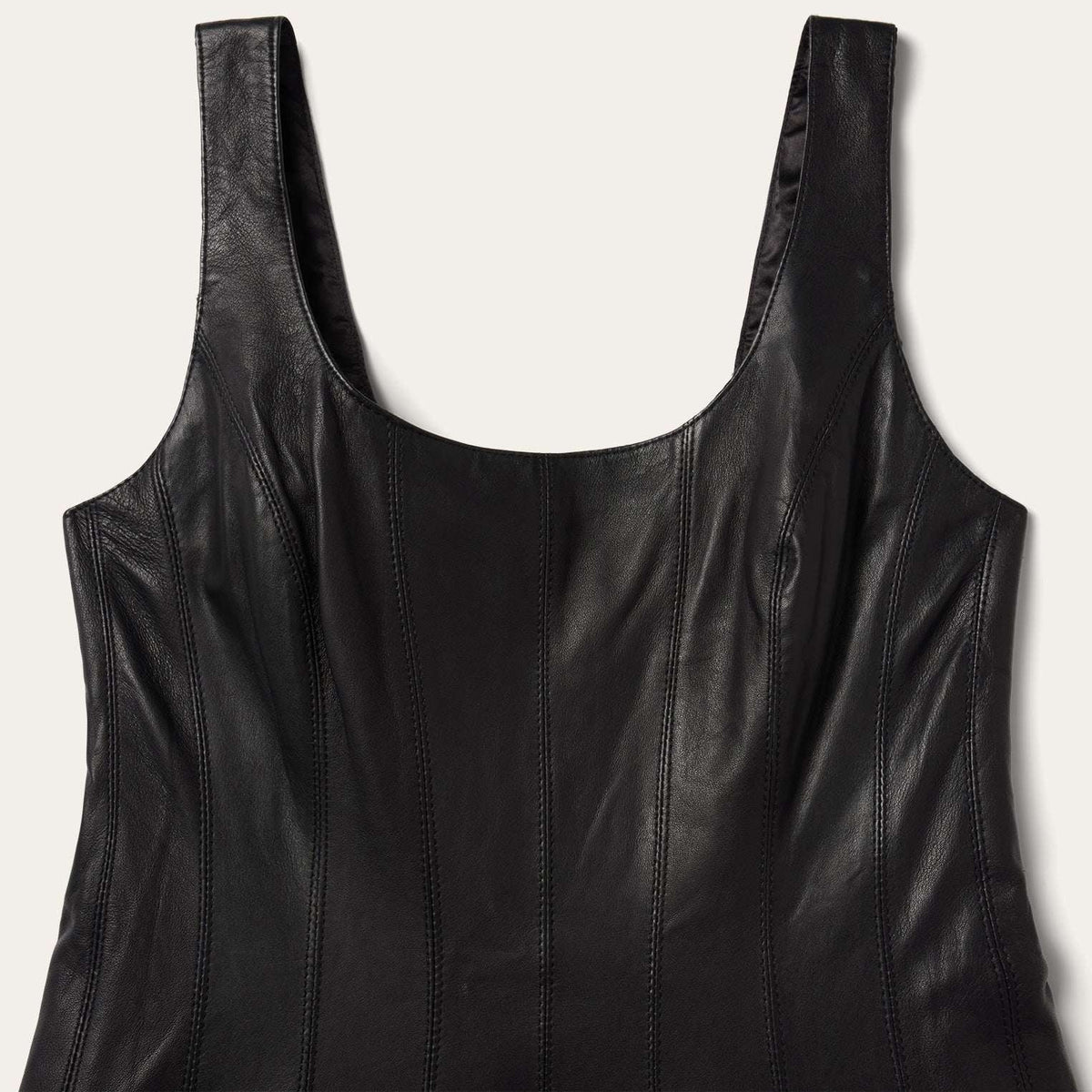 Stetson Black Leather Tank Dress - Stetson - Flyclothing LLC