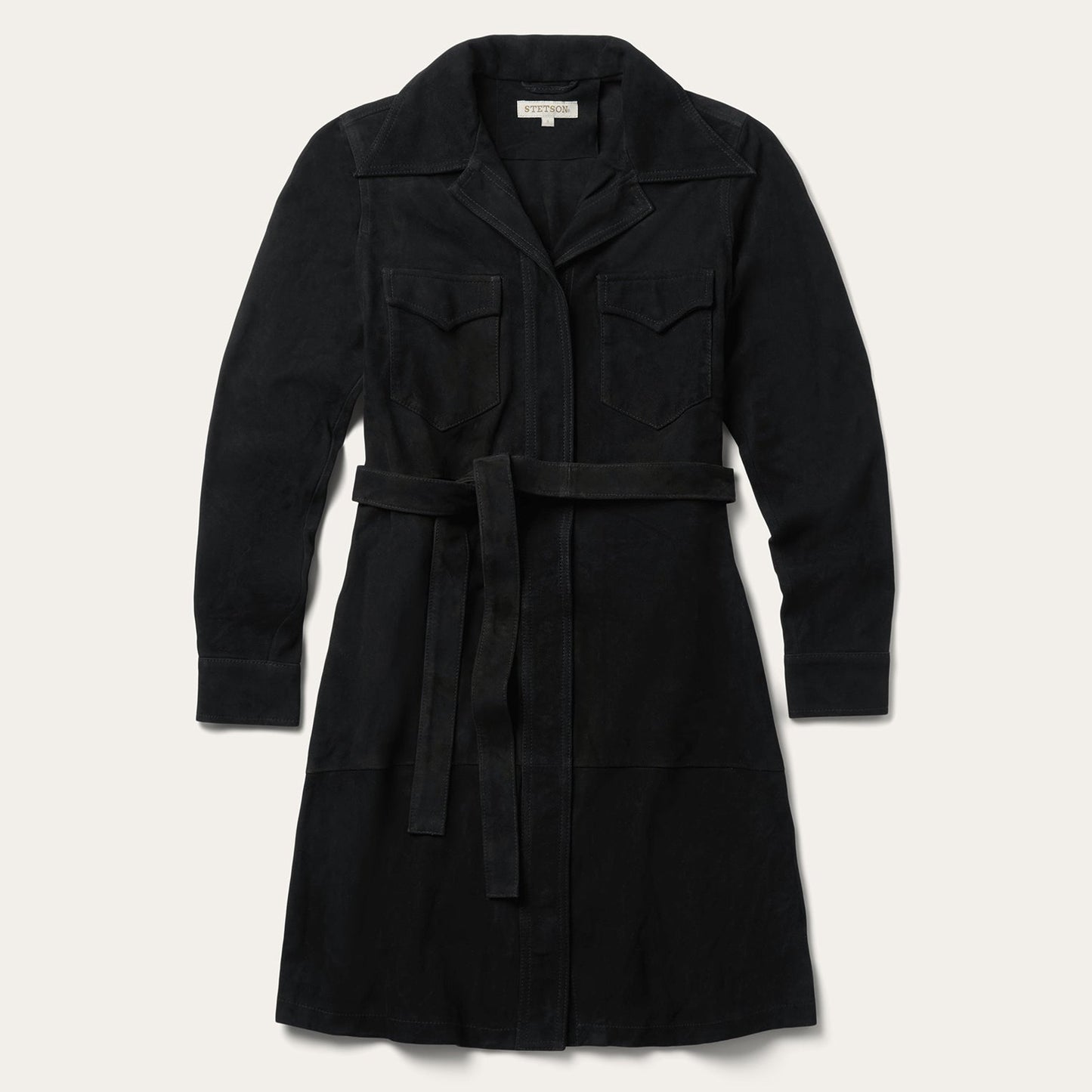 Stetson Suede Western Shirt Dress
