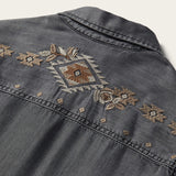 Stetson Embroidered Snap Front Shirt Dress - Stetson - Flyclothing LLC