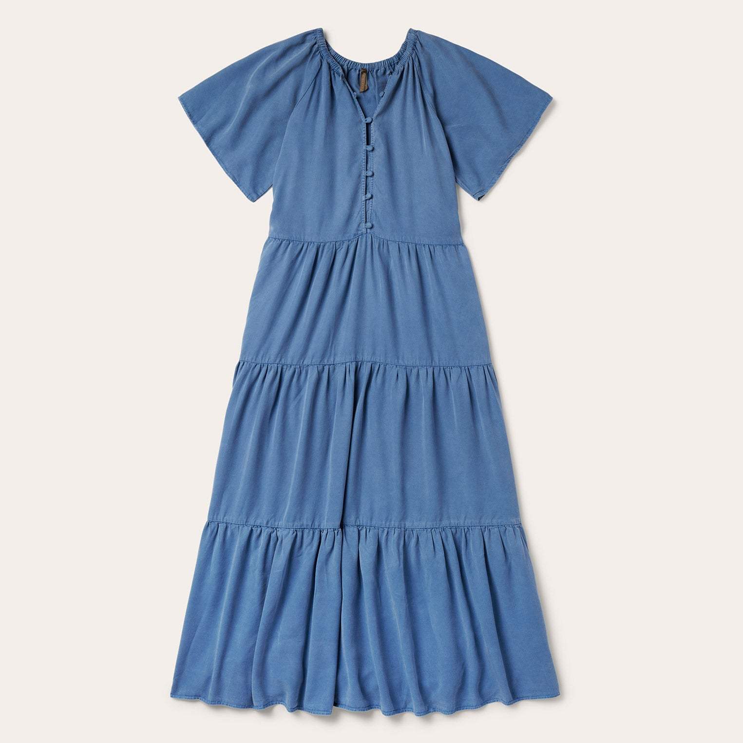 Stetson Denim Long Three Tiered Dress - Stetson - Flyclothing LLC
