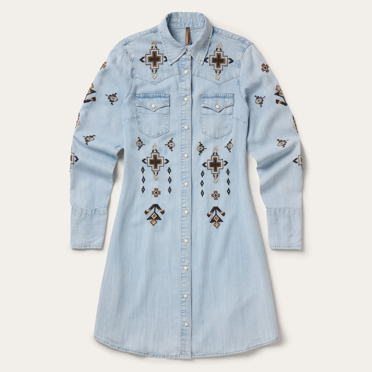 Stetson Western Floral Embroidered Dress - Stetson - Flyclothing LLC