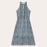 Stetson Indigo Tapestry Print Prairie Dress - Stetson - Flyclothing LLC