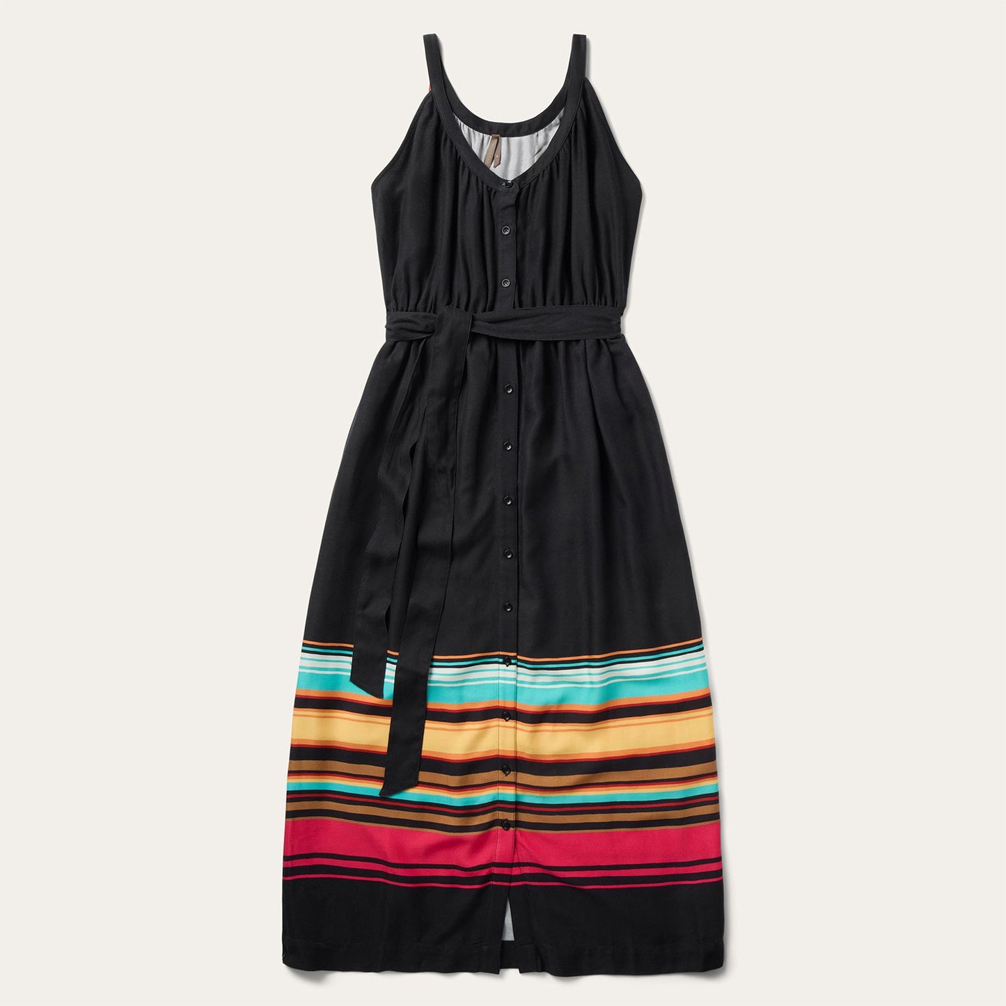 Stetson Stripe Border Sleeveless Dress