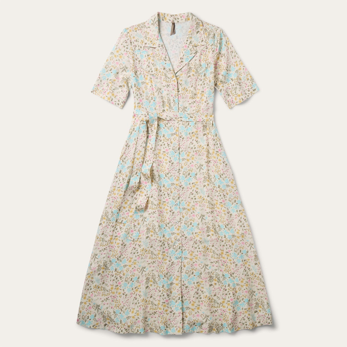 Stetson Prairie Floral Short Sleeve Dress