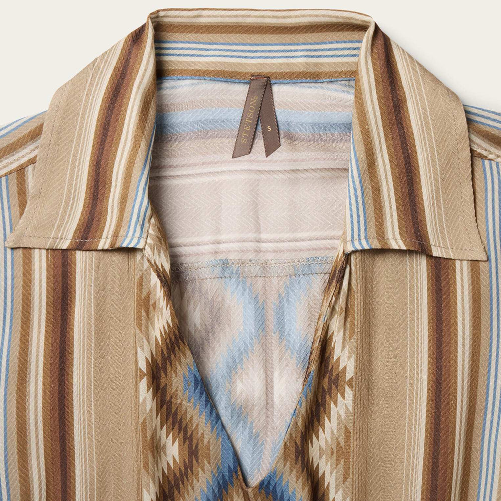 Stetson Sand Serape Print Dress - Stetson - Flyclothing LLC