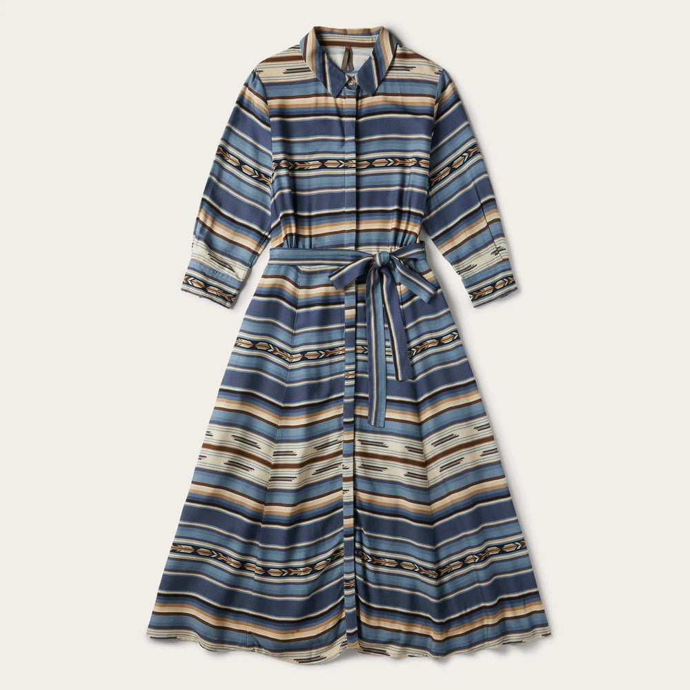 Stetson Indigo Serape Print Dress - Stetson - Flyclothing LLC
