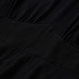 Stetson Black Herringbone Twill Midi Dress - Stetson - Flyclothing LLC