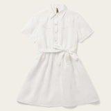 Stetson White Linen Shirt Dress - Stetson - Flyclothing LLC