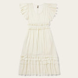 Stetson Cream Herringbone Dress - Stetson - Flyclothing LLC