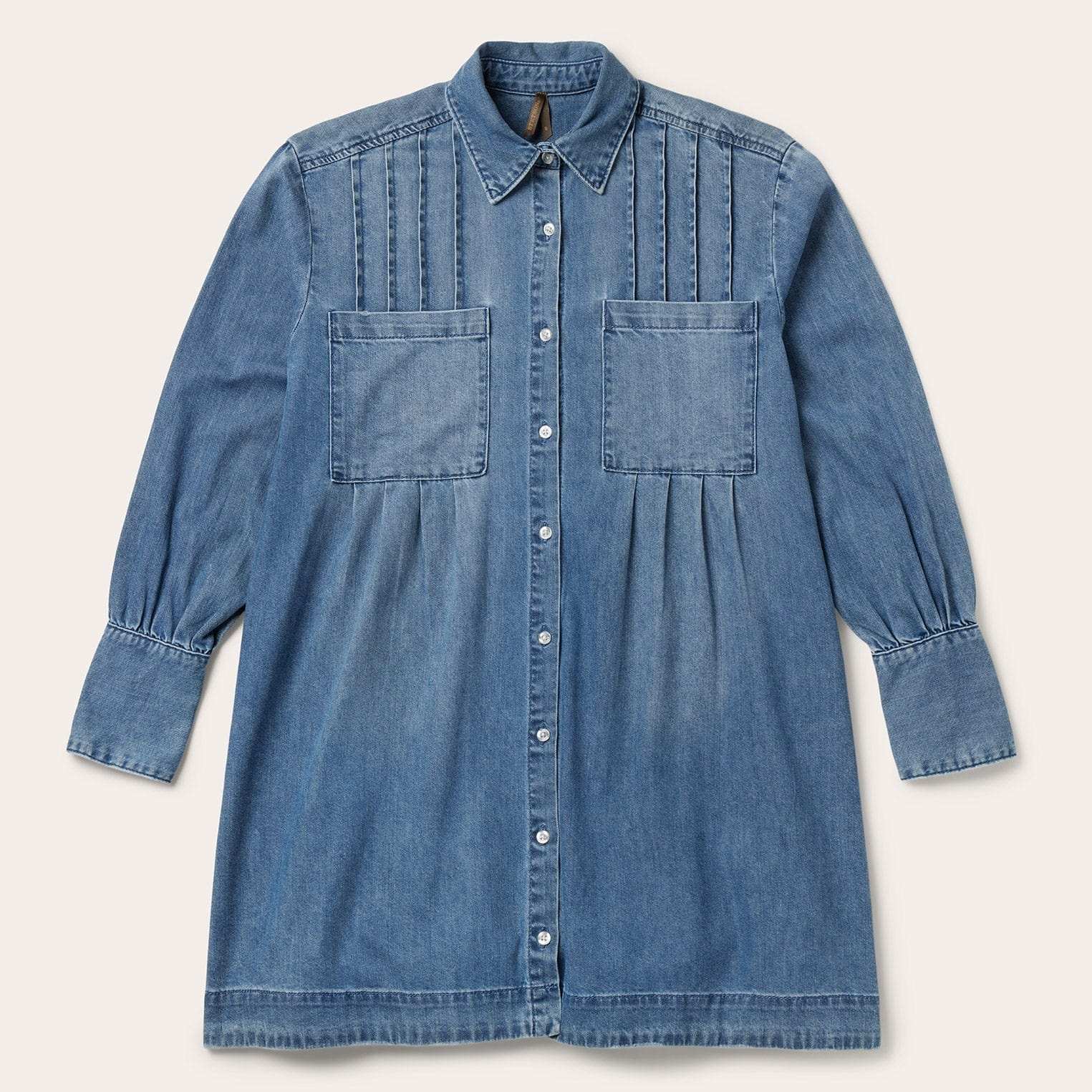 Stetson Denim Button Front Shirt Dress - Stetson - Flyclothing LLC