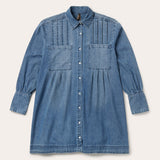 Stetson Denim Button Front Shirt Dress - Stetson