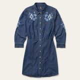Stetson Dark Blue Denim Shirt Dress - Stetson - Flyclothing LLC