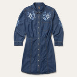 Stetson Dark Blue Denim Shirt Dress - Stetson