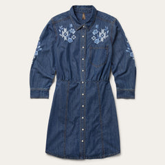 Stetson Dark Blue Denim Shirt Dress