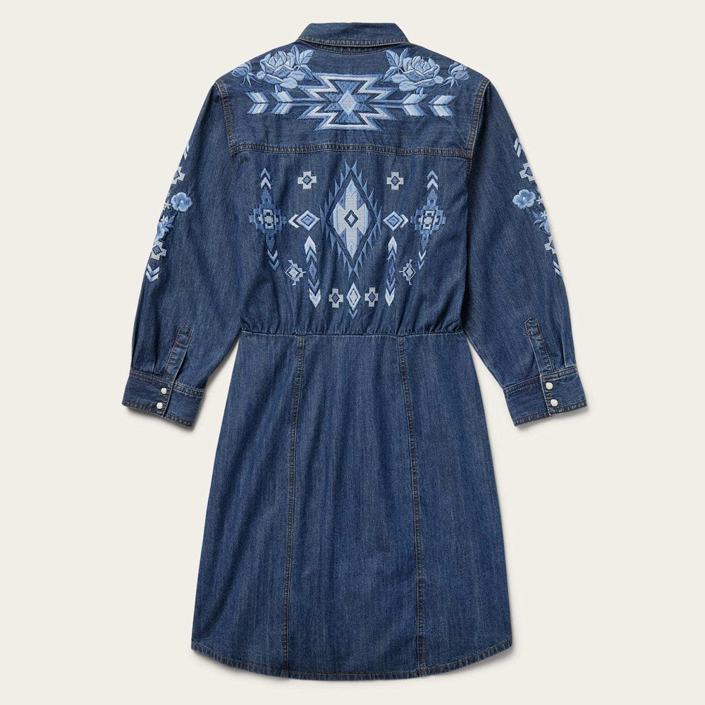 Stetson Dark Blue Denim Shirt Dress - Stetson - Flyclothing LLC