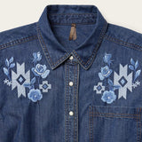 Stetson Dark Blue Denim Shirt Dress - Stetson - Flyclothing LLC