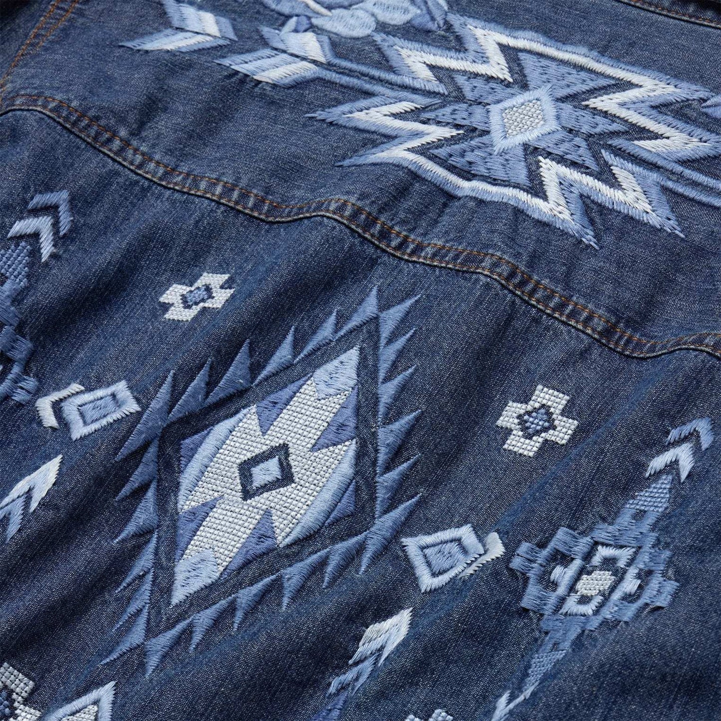 Stetson Dark Blue Denim Shirt Dress - Stetson - Flyclothing LLC