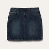 Stetson Stretch Denim 5-Pocket Skirt - Stetson