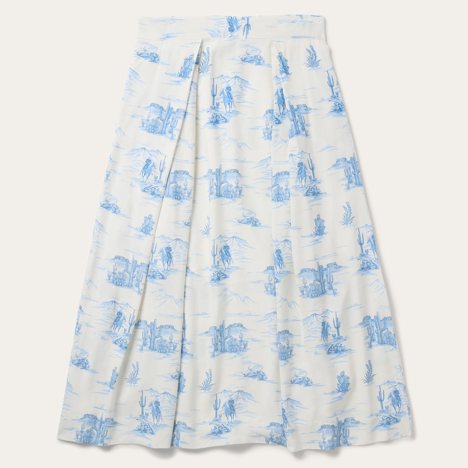 Stetson Indigo Trail Print Skirt