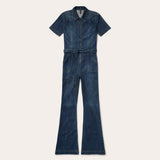 Stetson Dark Denim Jumpsuit - Stetson - Flyclothing LLC