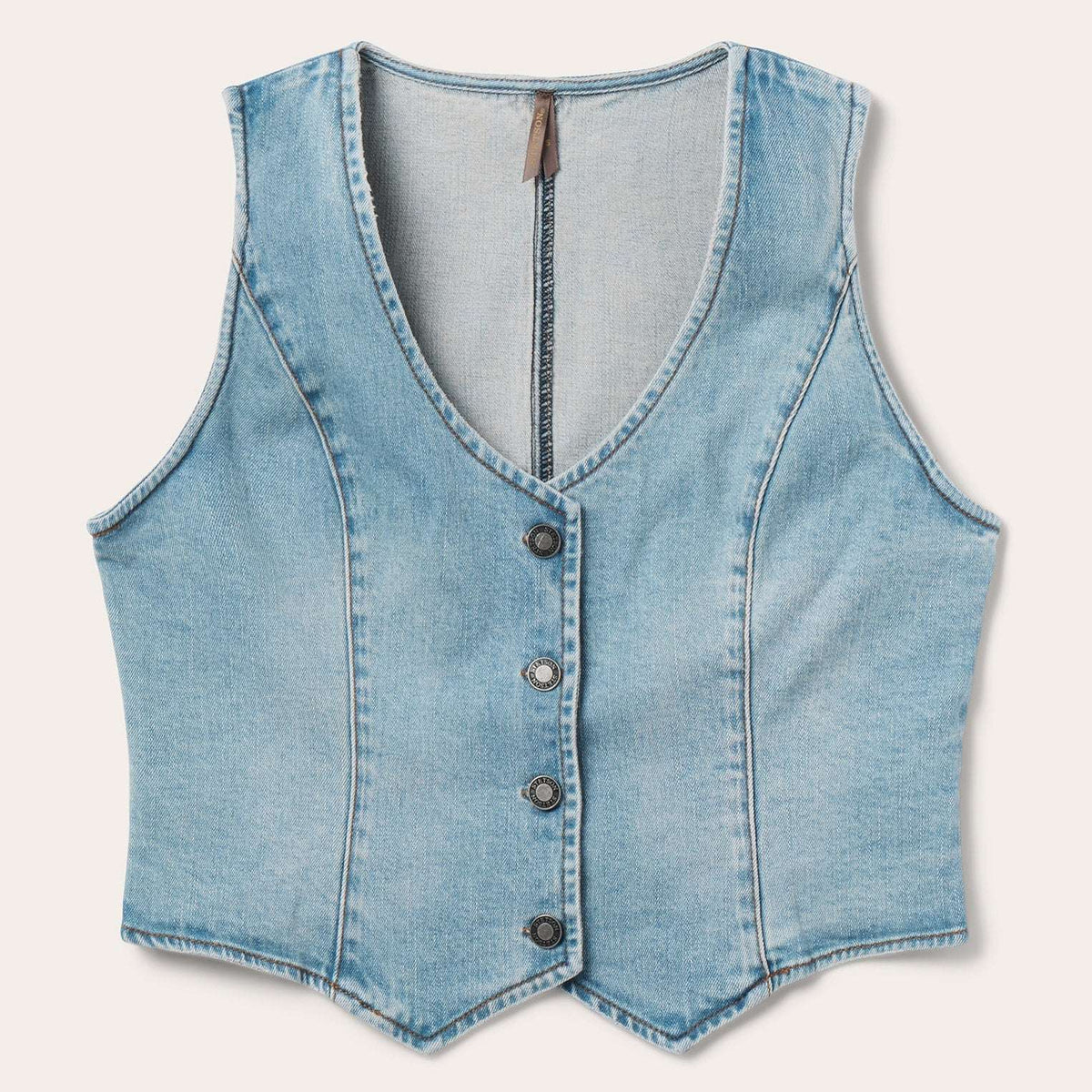 Stetson Light Rinse Denim Vest