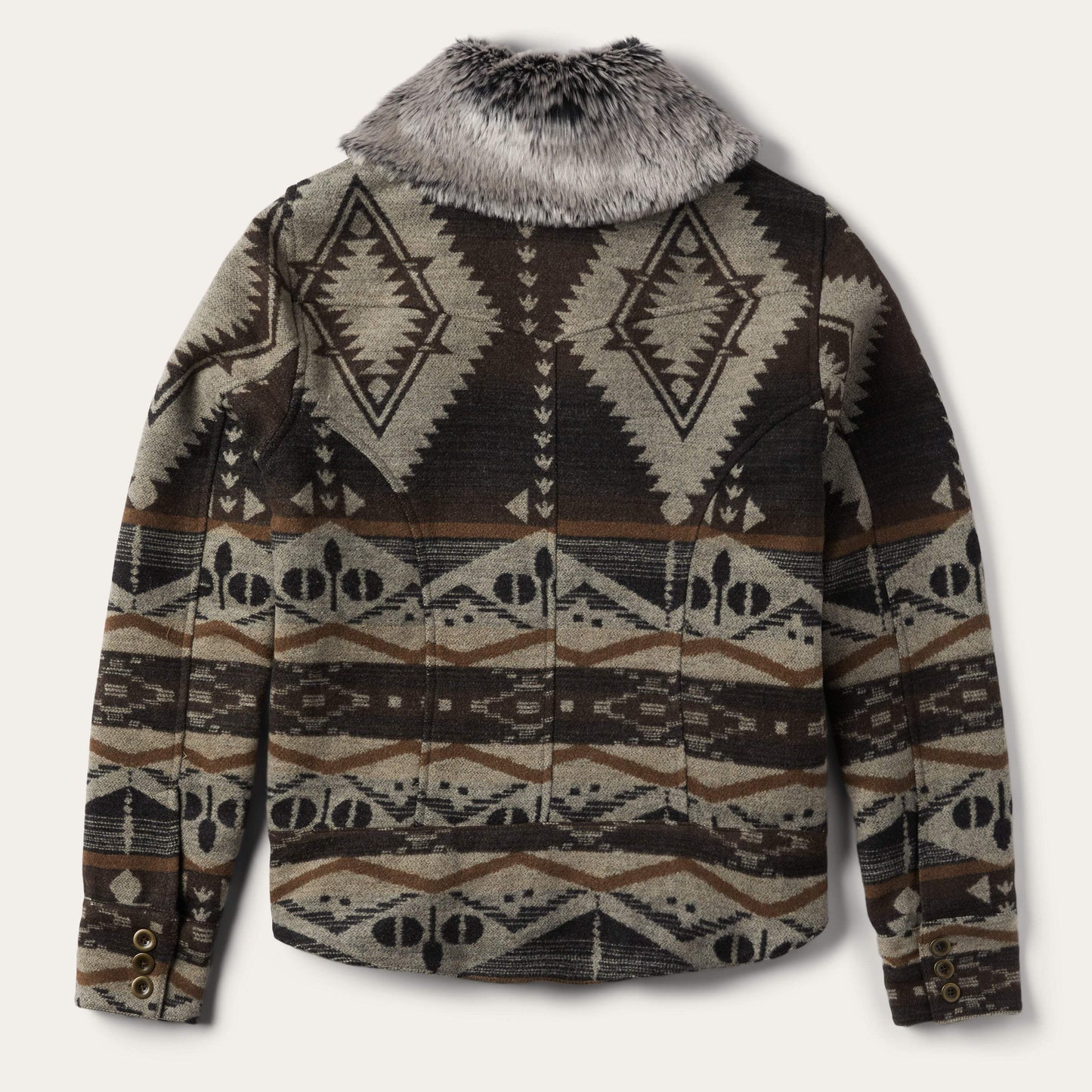 Stetson Brown Southwestern Blanket Jacket - Stetson - Flyclothing LLC