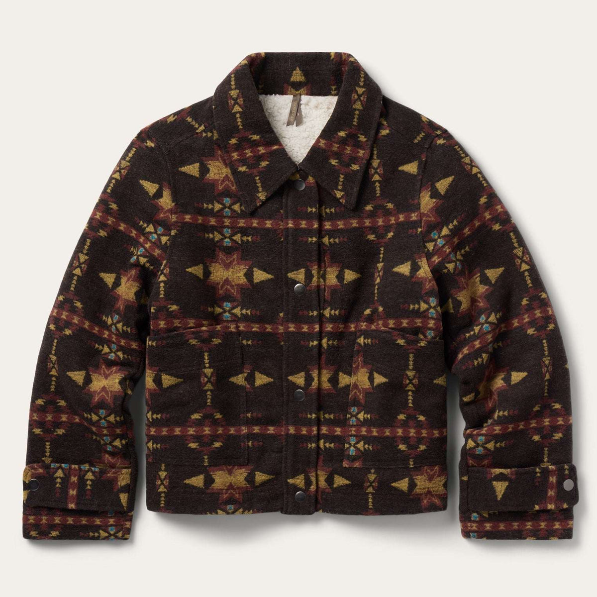 Stetson Southwestern Oversized Jacket - Brown