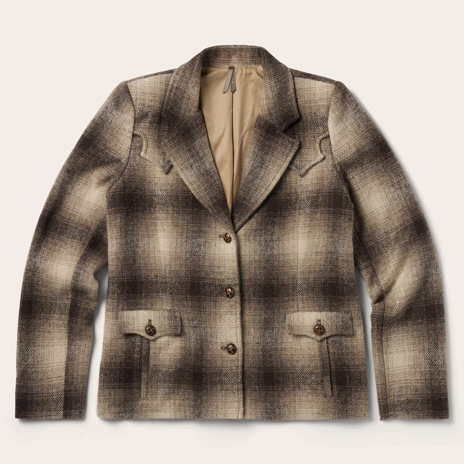 Stetson Wool Plaid Western Blazer - Stetson - Flyclothing LLC