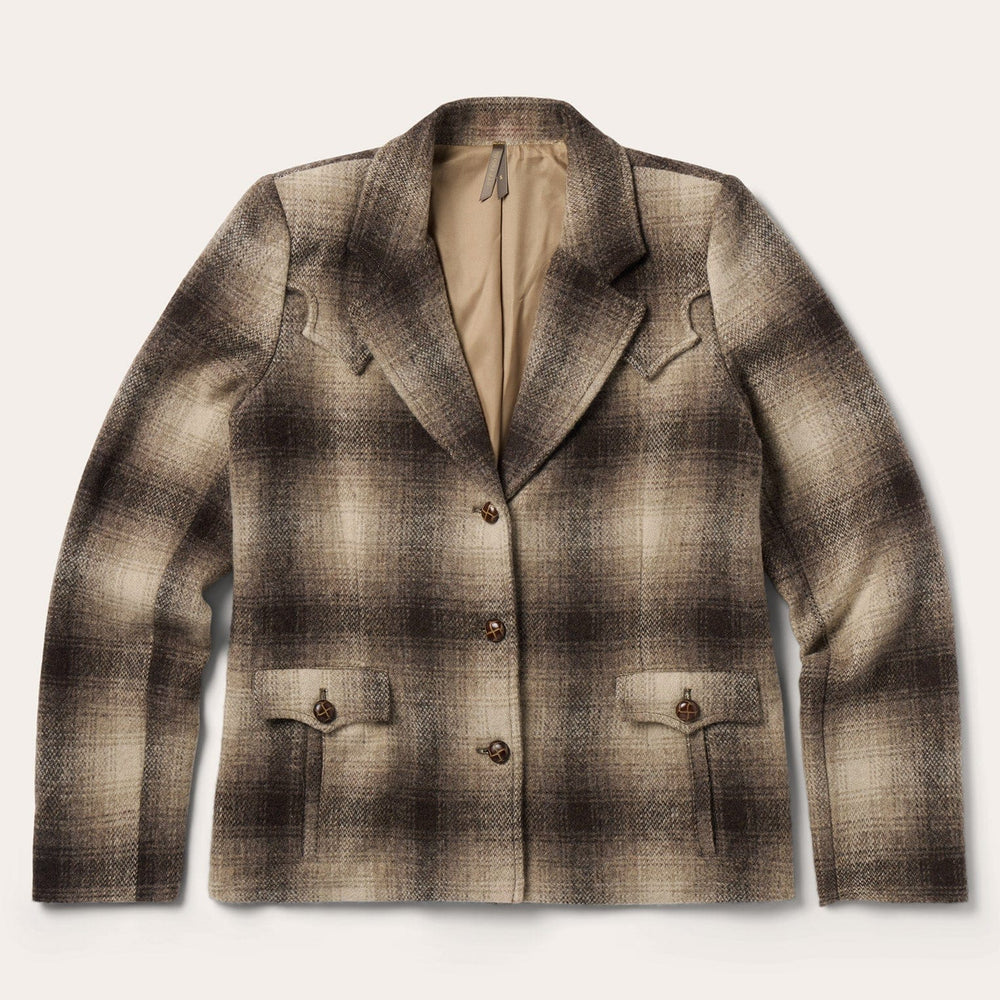 Stetson Wool Plaid Western Blazer - Stetson