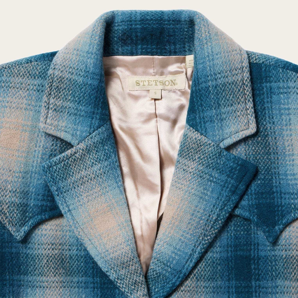 Stetson Wool Plaid Western Blazer - Stetson - Flyclothing LLC