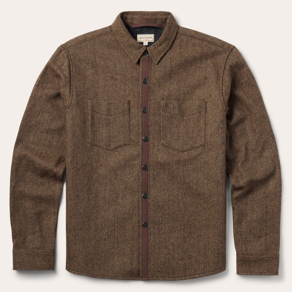 Stetson Herringbone Shirt Jacket - Stetson