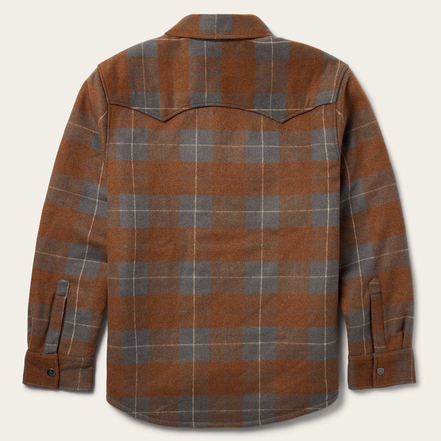 Stetson Plaid Western Shirt Jacket - Stetson - Flyclothing LLC