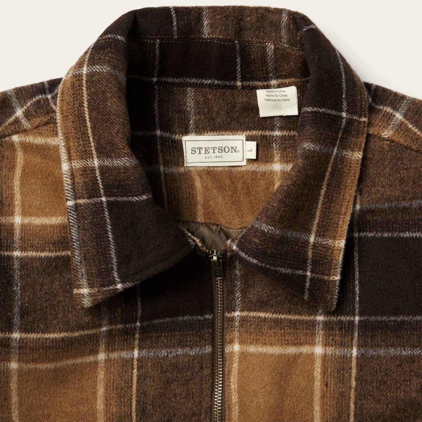 Stetson Brown Plaid Western Coat - Stetson - Flyclothing LLC