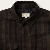 Stetson Western Plaid Shirt Jacket - Dark Brown