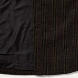 Stetson Western Plaid Shirt Jacket - Dark Brown