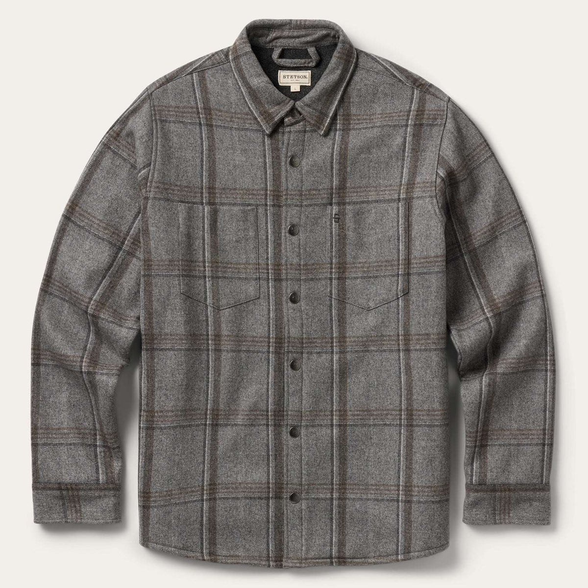 Stetson Windowpane Shirt Jacket - Stetson - Flyclothing LLC
