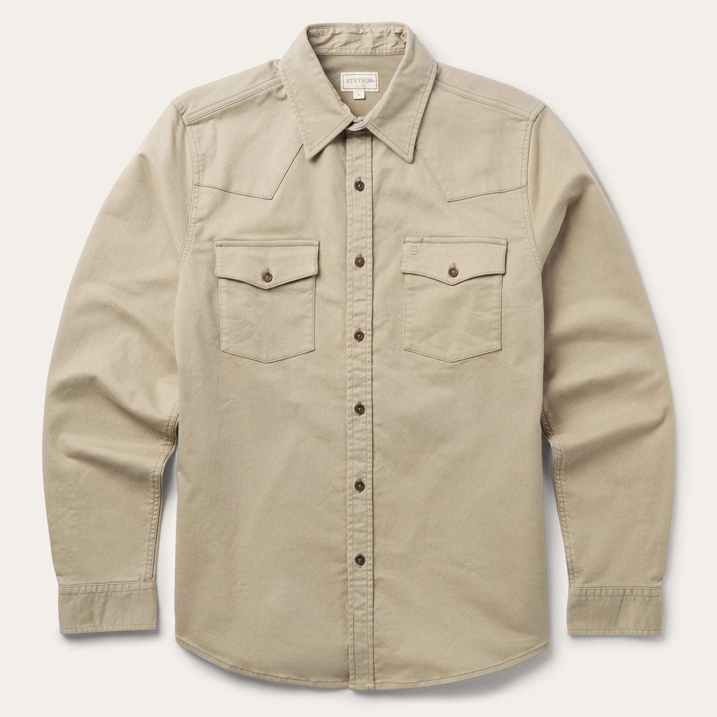 Stetson Brushed Twill Lined Shirt Jacket