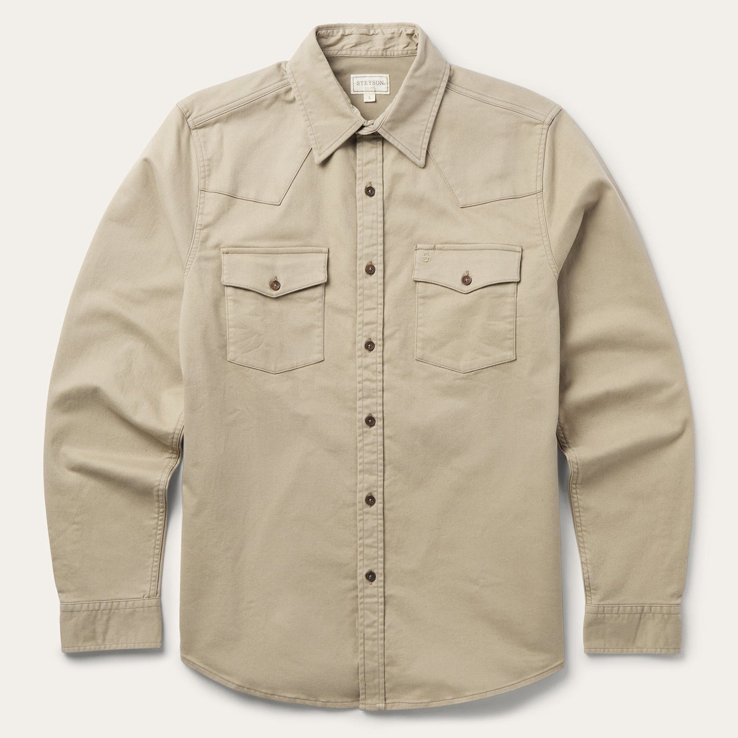 Stetson Brushed Twill Lined Shirt Jacket