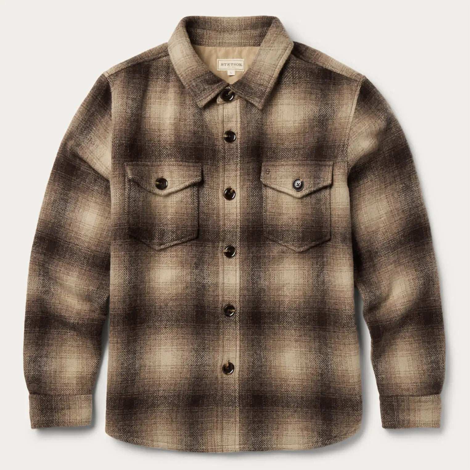 Stetson Wool Plaid Shirt Jacket - Stetson - Flyclothing LLC