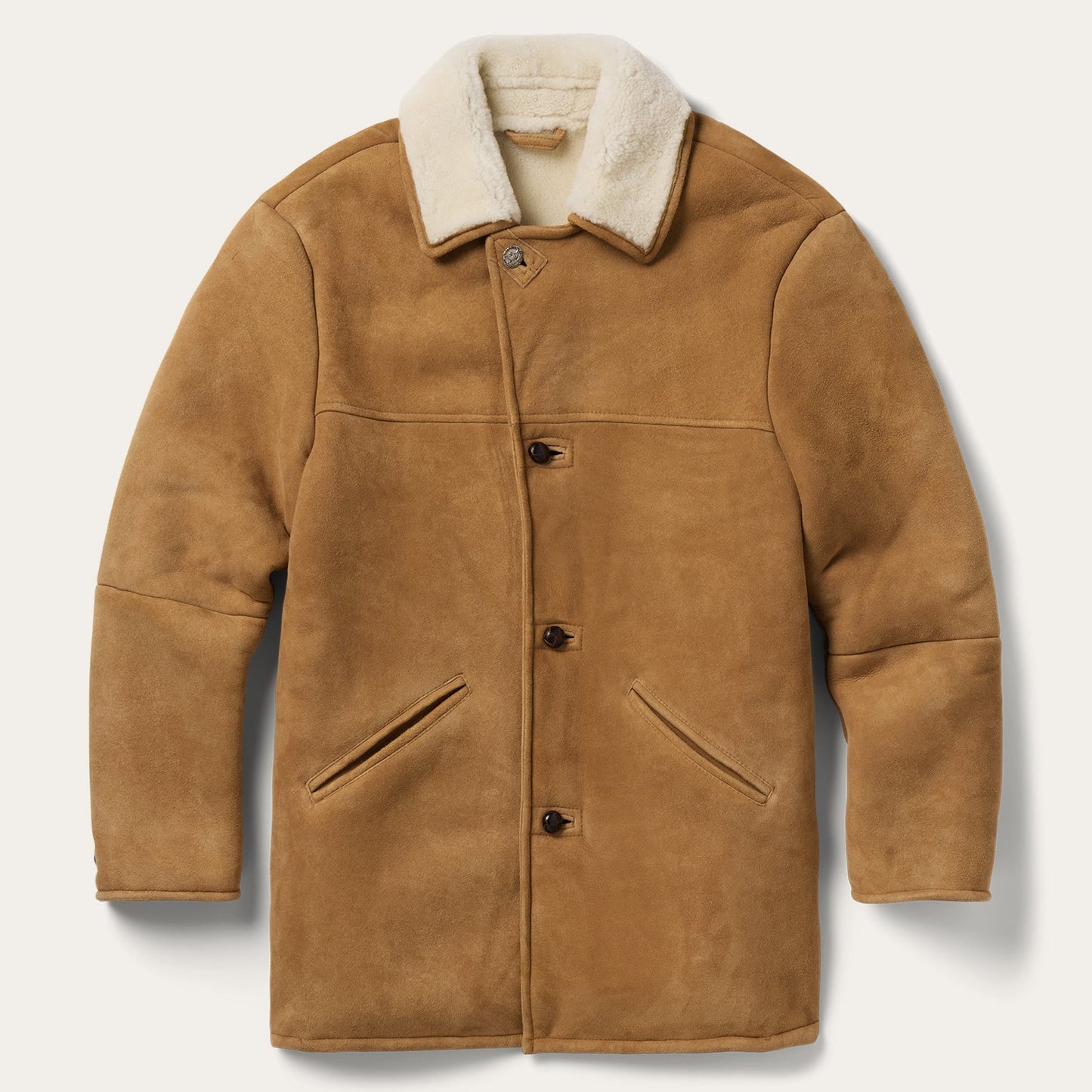 Stetson Suede Shearling Ranch Coat