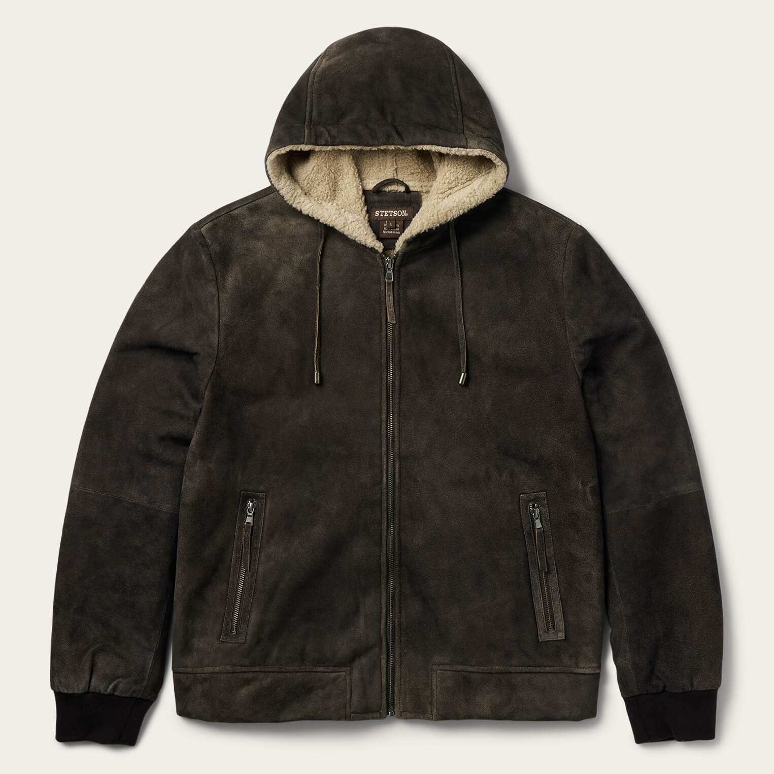 Stetson Suede Hooded Jacket - Stetson - Flyclothing LLC