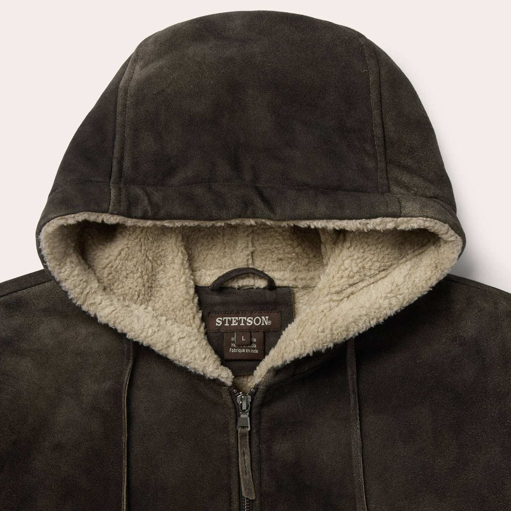 Stetson Suede Hooded Jacket - Stetson - Flyclothing LLC